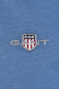 GANT REG FIT SHIELD T-SHIRT BLUE HORIZON Gant Michael Stewart Menswear  T-Shirts
