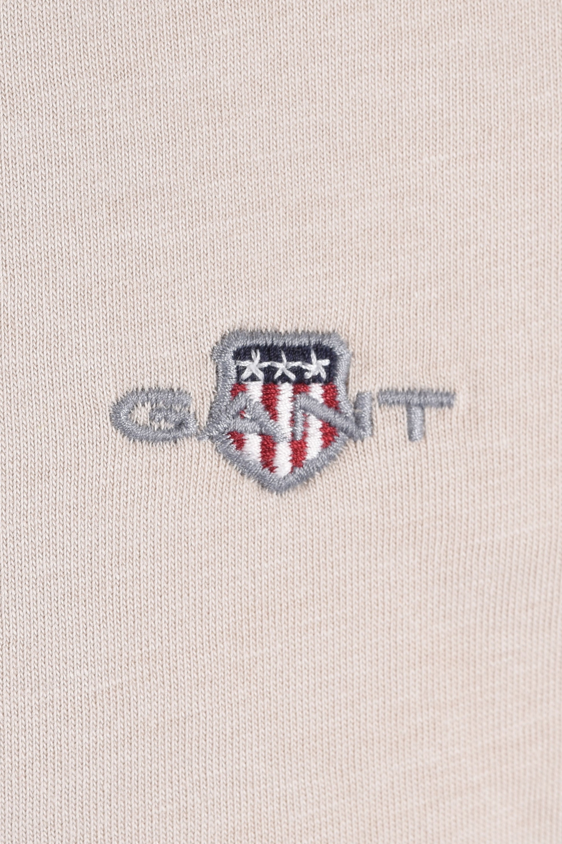 GANT REG FIT SHIELD T-SHIRT CLAY BEIGE Gant Michael Stewart Menswear  T-Shirts