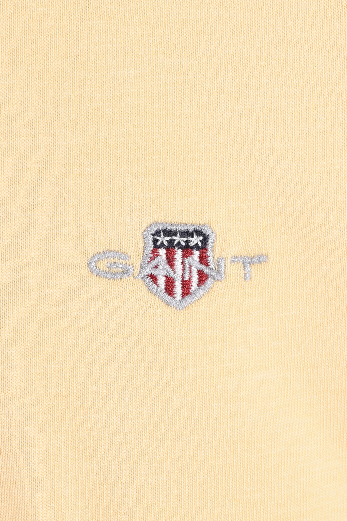 GANT REG FIT SHIELD T-SHIRT MID YELLOW Gant Michael Stewart Menswear  T-Shirts