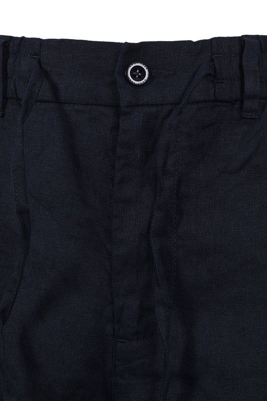GANT REG LINEN SHORTS EVENING BLUE