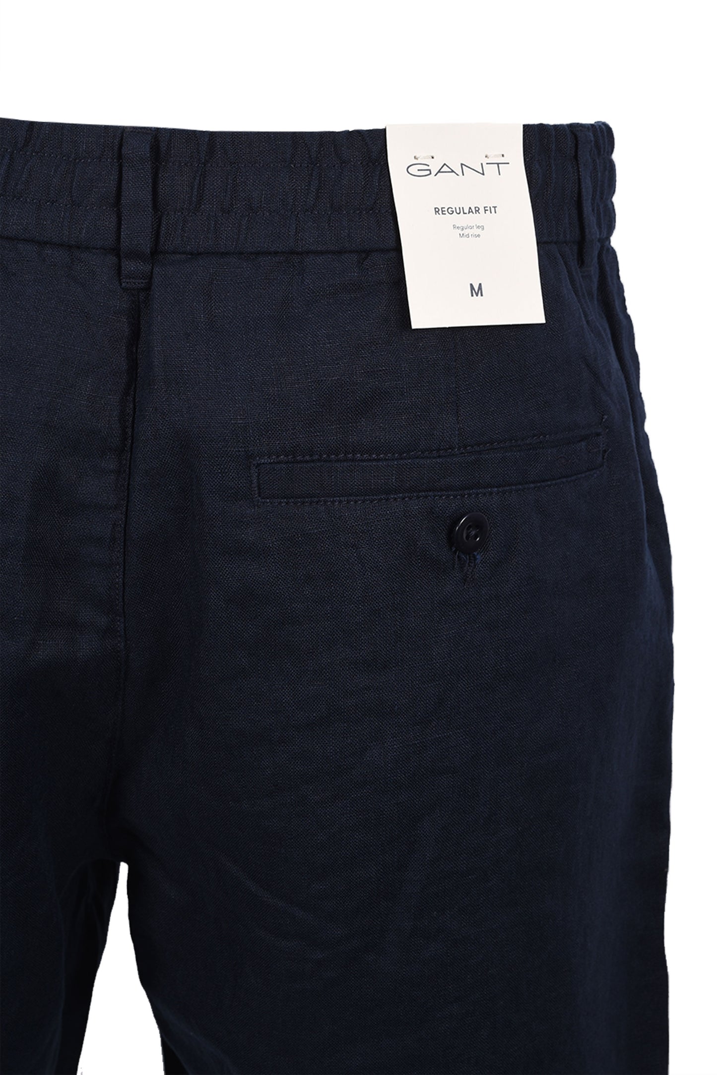 GANT REG LINEN SHORTS EVENING BLUE