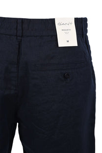 GANT REG LINEN SHORTS EVENING BLUE Gant