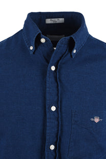 GANT REG OXFORD INDIGO SHIRT DARK INDIGO Gant Michael Stewart Menswear