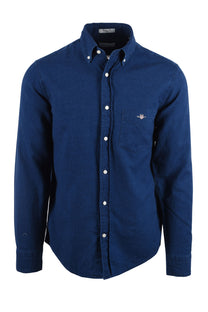 GANT REG OXFORD INDIGO SHIRT DARK INDIGO Gant Michael Stewart Menswear