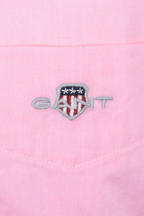 GANT REG POPLIN SHORT SLEEVE SHIRT WASHED PINK Gant