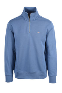 GANT REG SHIELD HALF ZIP BLUE HORIZON
