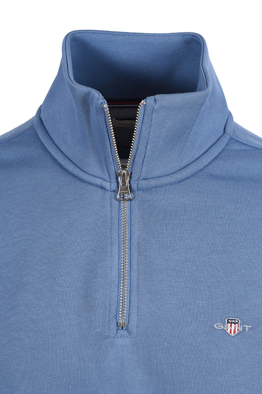 GANT REG SHIELD HALF ZIP BLUE HORIZON
