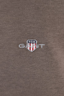 GANT REG SHIELD HALF ZIP SWEATSHIRT FADED TAUPE Gant Michael Stewart Menswear