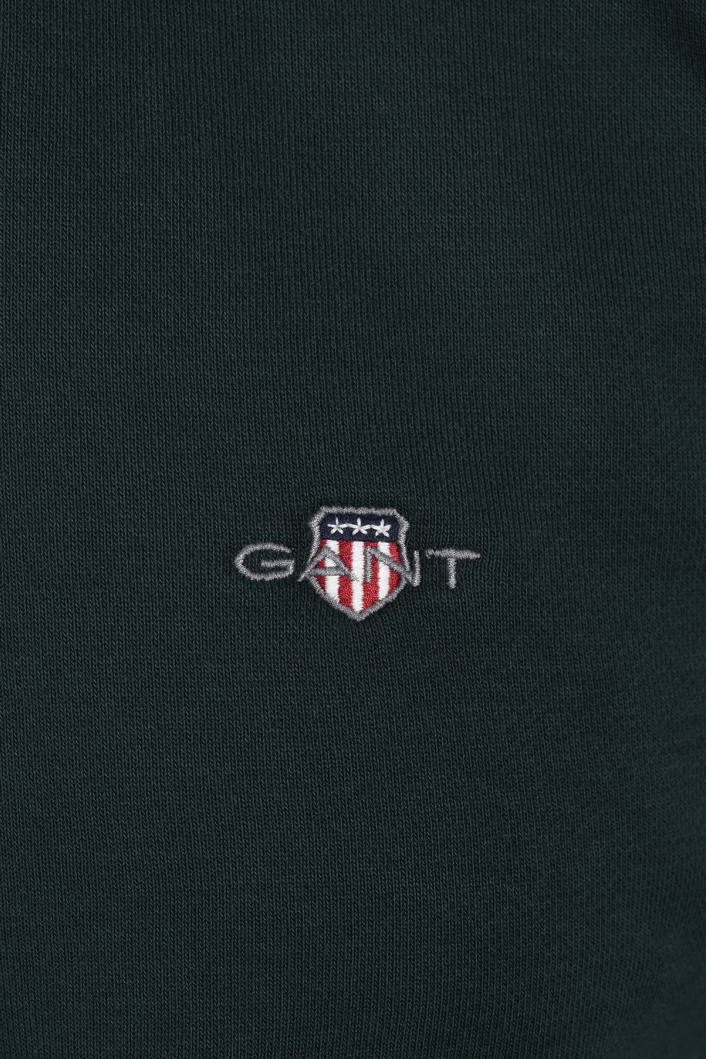 GANT REG SHIELD HALF ZIP TARTAN GREEN Gant Michael Stewart Menswear  Knitwear