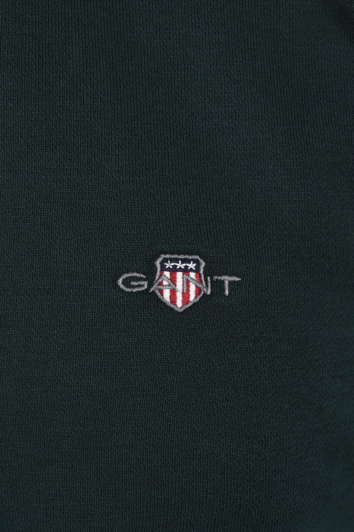 GANT REG SHIELD HALF ZIP TARTAN GREEN Gant Michael Stewart Menswear  Knitwear
