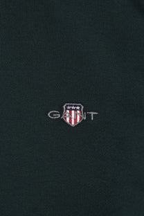 GANT REG SHIELD HALF ZIP TARTAN GREEN Gant Michael Stewart Menswear  Knitwear