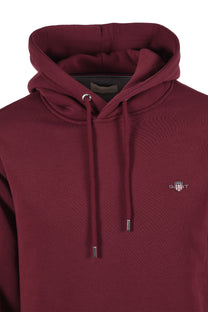 GANT REG SHIELD HOODIE DEEP GRAPE WINE Gant Michael Stewart Menswear  Hoodie