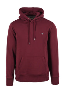 GANT REG SHIELD HOODIE DEEP GRAPE WINE Gant Michael Stewart Menswear  Hoodie