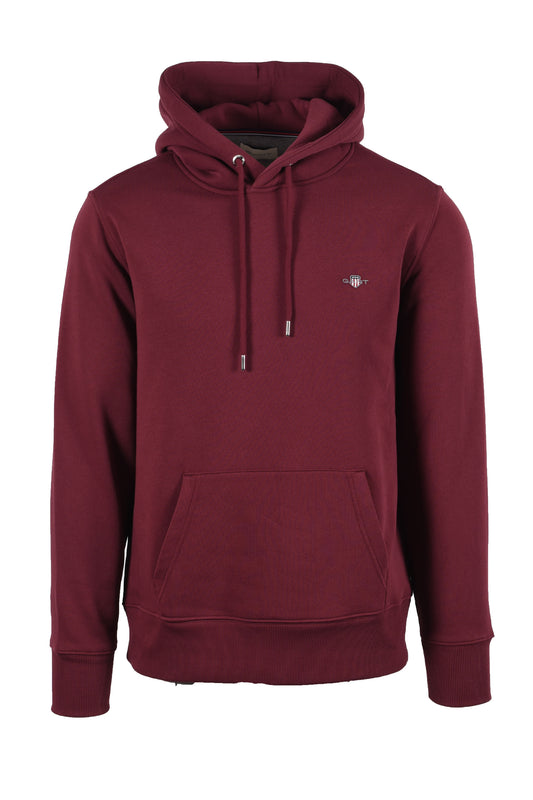 GANT REG SHIELD HOODIE DEEP GRAPE WINE Gant Michael Stewart Menswear  Hoodie