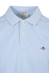 GANT REG SHIELD SS PIQUE POLO SHIRT FRESH BLUE Gant