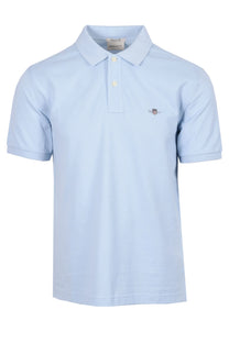 GANT REG SHIELD SS PIQUE POLO SHIRT FRESH BLUE Gant