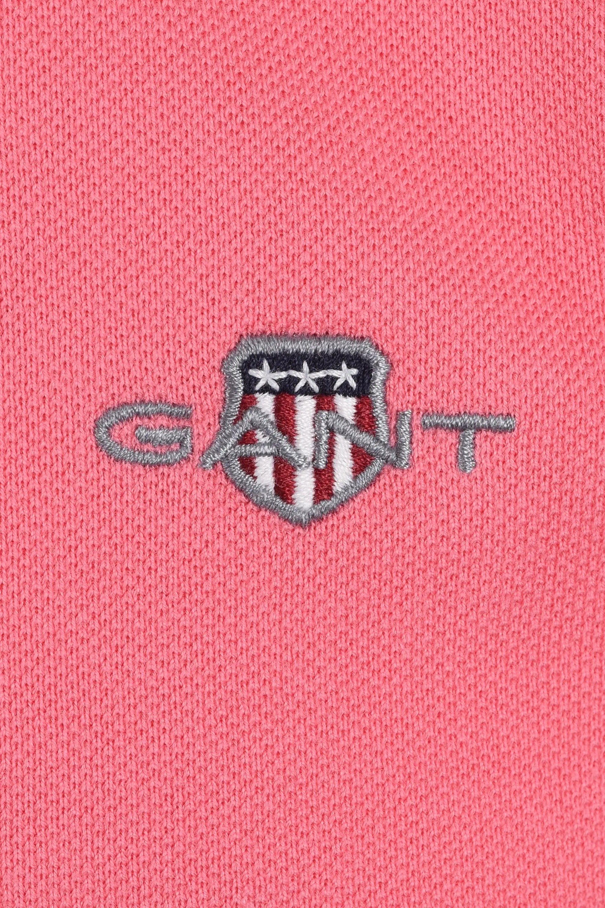GANT REG SHIELD SS PIQUE POLO SHIRT ROSE PINK Gant