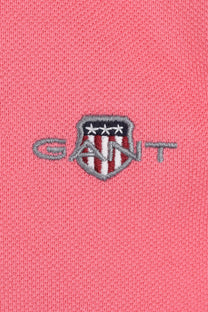 GANT REG SHIELD SS PIQUE POLO SHIRT ROSE PINK Gant