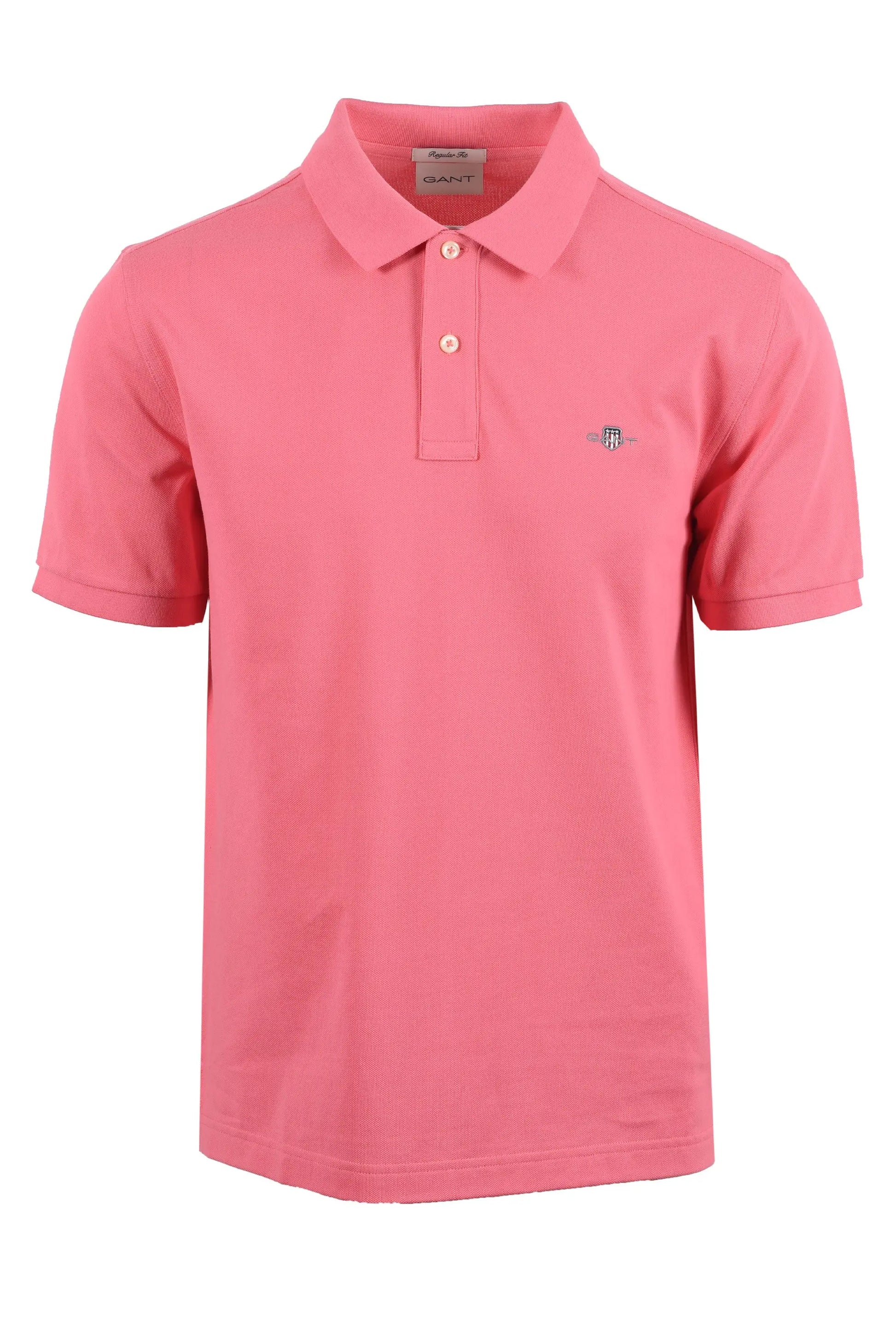 GANT REG SHIELD SS PIQUE POLO SHIRT ROSE PINK Gant