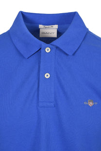 GANT REG SHIELD SS PIQUE POLO SHIRT ROYAL BLUE Gant