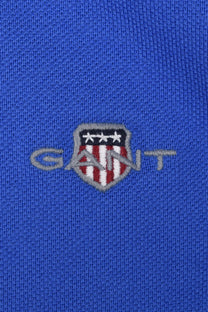 GANT REG SHIELD SS PIQUE POLO SHIRT ROYAL BLUE Gant