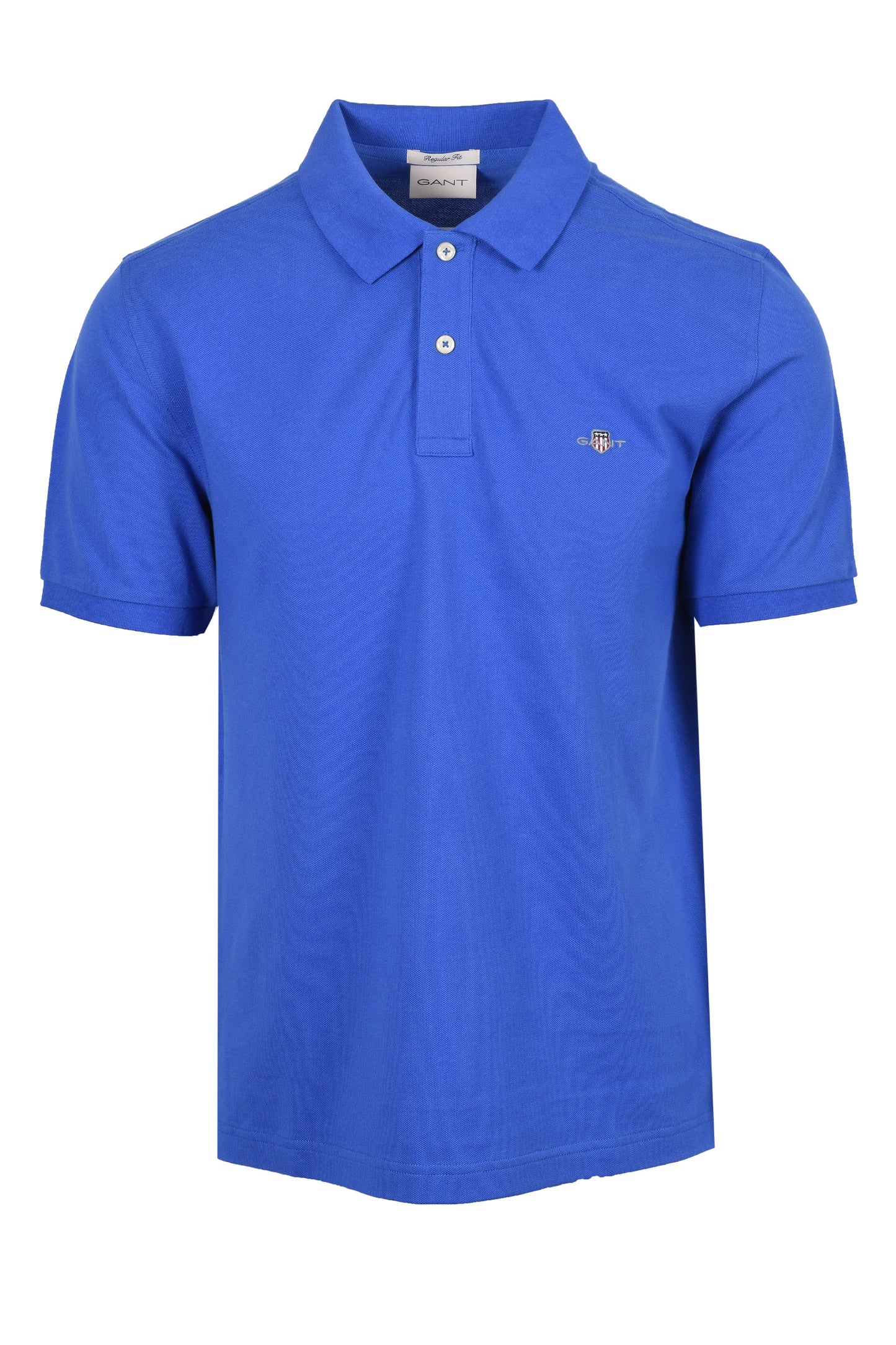 GANT REG SHIELD SS PIQUE POLO SHIRT ROYAL BLUE