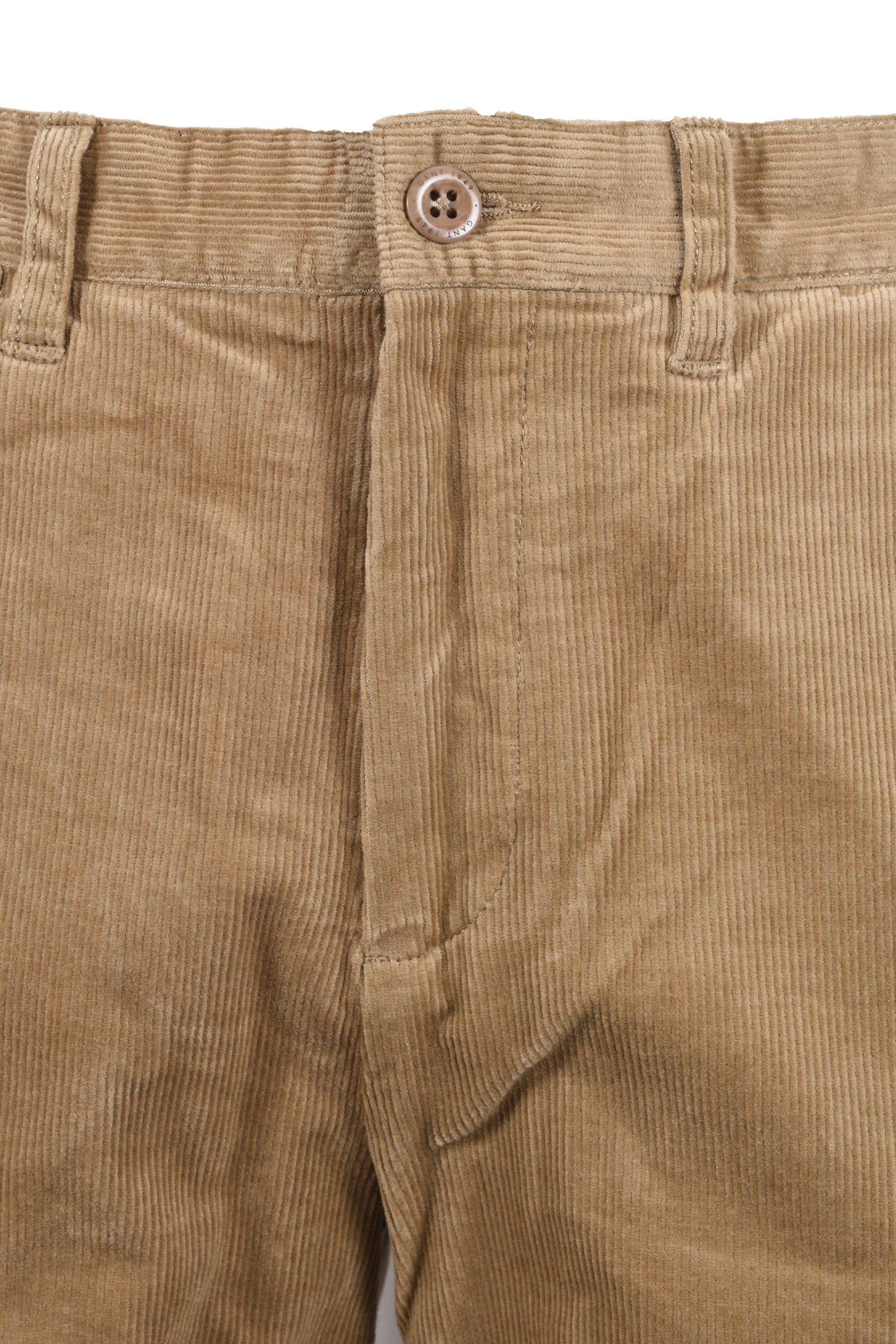 GANT REGULAR CORD CHINOS LIGHT TAUPE Gant Michael Stewart Menswear  Chinos