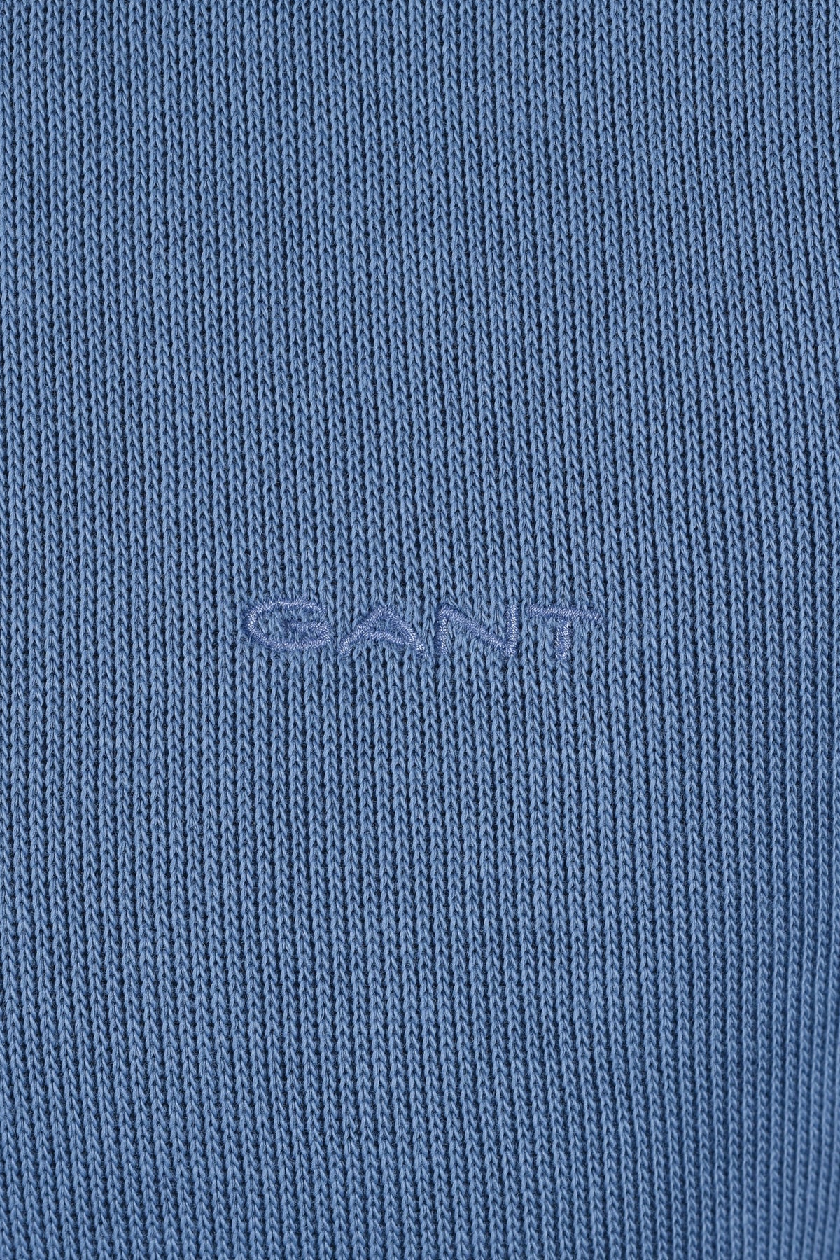 GANT SACKER RIB HALF ZIP BLUE Gant Michael Stewart Menswear  Sweatshirts & Hoodies