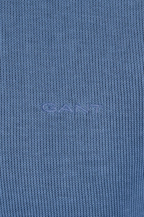 GANT SACKER RIB HALF ZIP BLUE Gant Michael Stewart Menswear  Sweatshirts & Hoodies