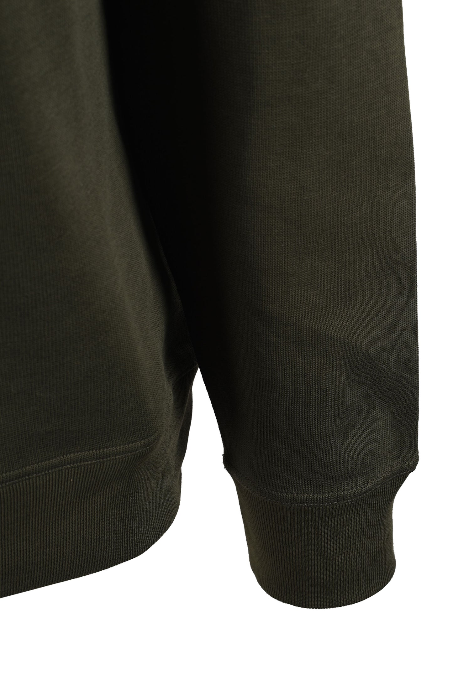 GANT SACKER RIB HALF ZIP DARK MOSS GREEN Gant Michael Stewart Menswear  Sweatshirts & Hoodies