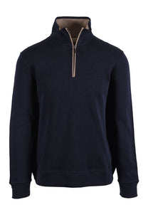 GANT SACKER RIB HALF ZIP EVENING BLUE Gant Michael Stewart Menswear  Sweatshirts & Hoodies