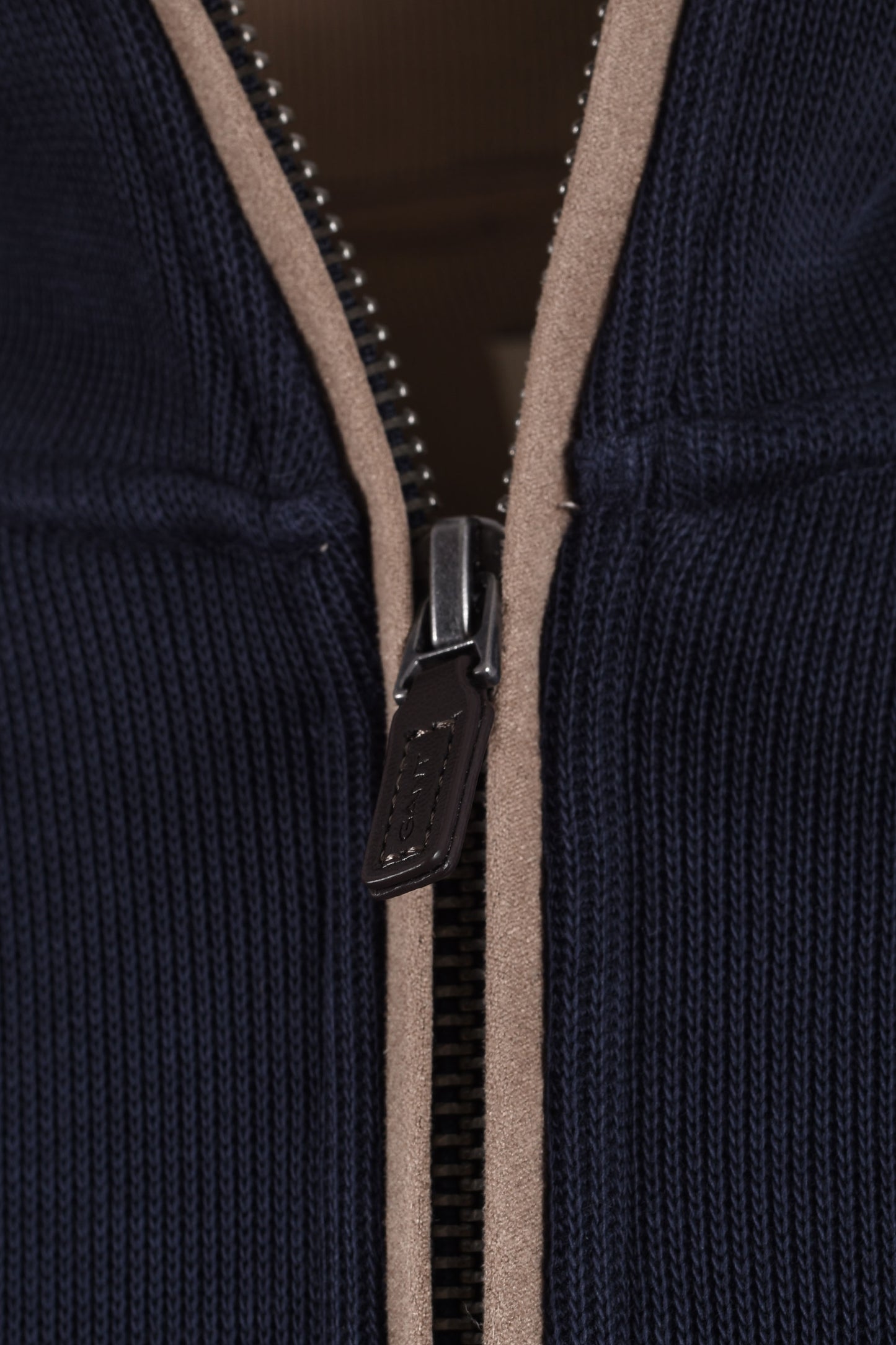 GANT SACKER RIB HALF ZIP EVENING BLUE Gant Michael Stewart Menswear  Sweatshirts & Hoodies