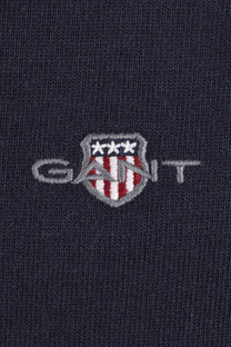 GANT STRIPE HEAVY RUGGER FADED TAUPE Gant Michael Stewart Menswear  Knitwear
