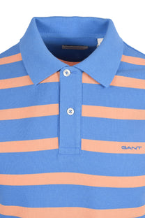 Gant Striped Polo Perfect Blue Gant