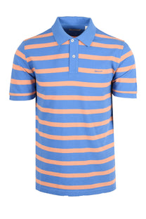 Gant Striped Polo Perfect Blue Gant