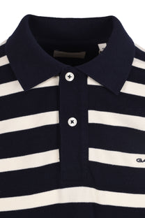 Gant Striped Polo Evening Blue Gant