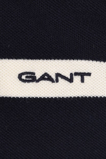 Gant Striped Polo Evening Blue Gant