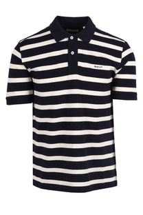 Gant Striped Polo Evening Blue Gant