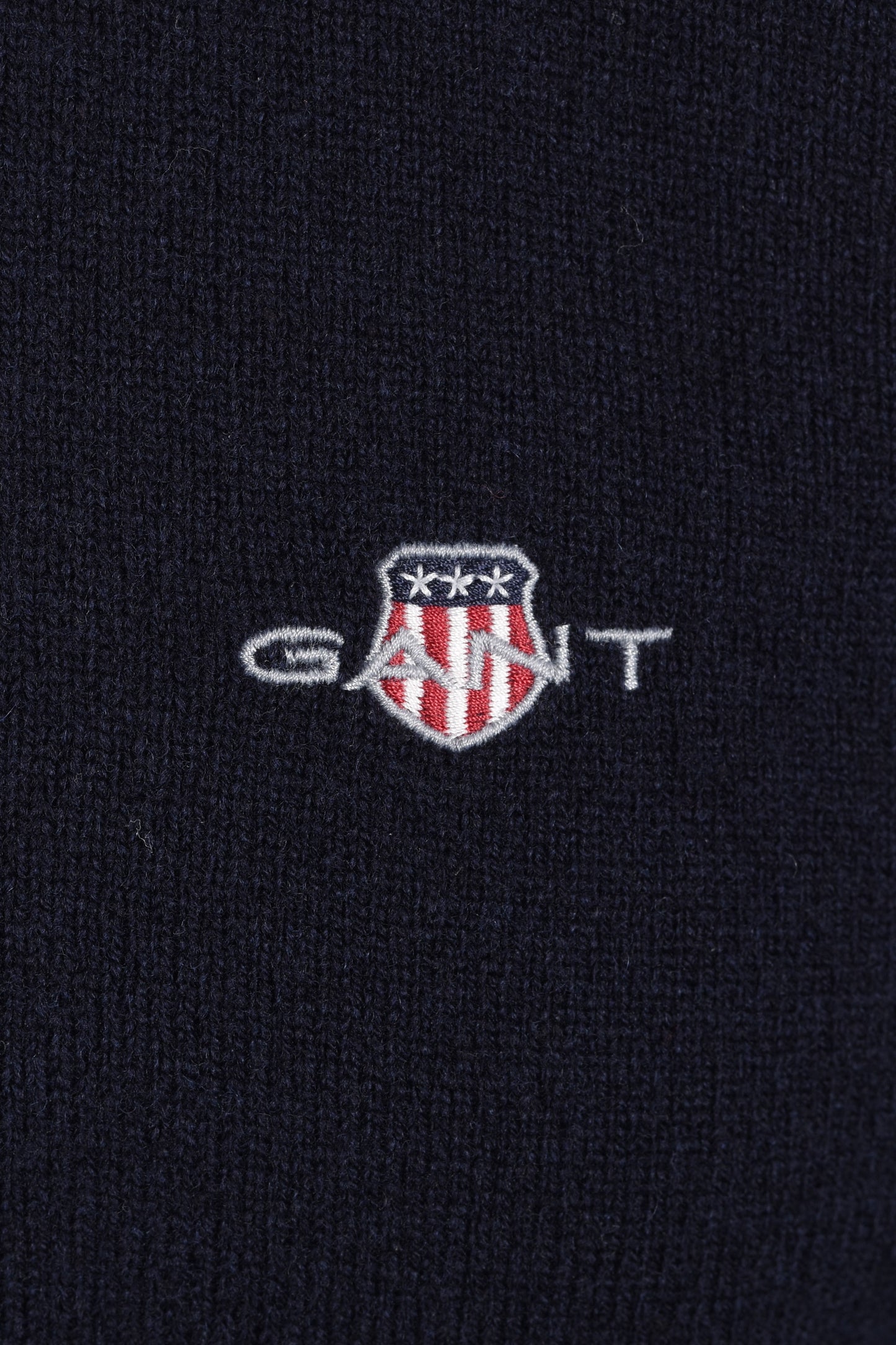 GANT SUPERFINE LAMBSWOOL CREW NECK MARINE Gant Michael Stewart Menswear  Knitwear