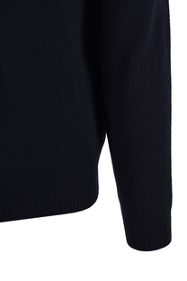 GANT SUPERFINE LAMBSWOOL HALF ZIP MARINE Gant Michael Stewart Menswear  Knitwear