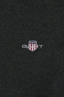 GANT SUPERFINE LAMBSWOOL POLO DARK MOSS GREEN Gant Michael Stewart Menswear  Polo Shirts
