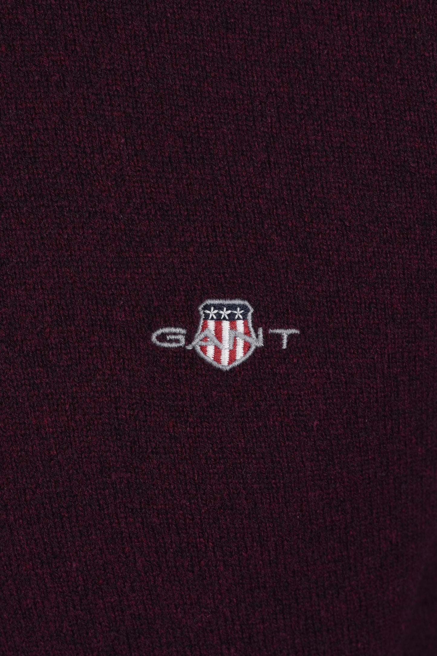 GANT SUPERFINE LAMBSWOOL POLO DARKEND WINE Gant Michael Stewart Menswear  Polo Shirts
