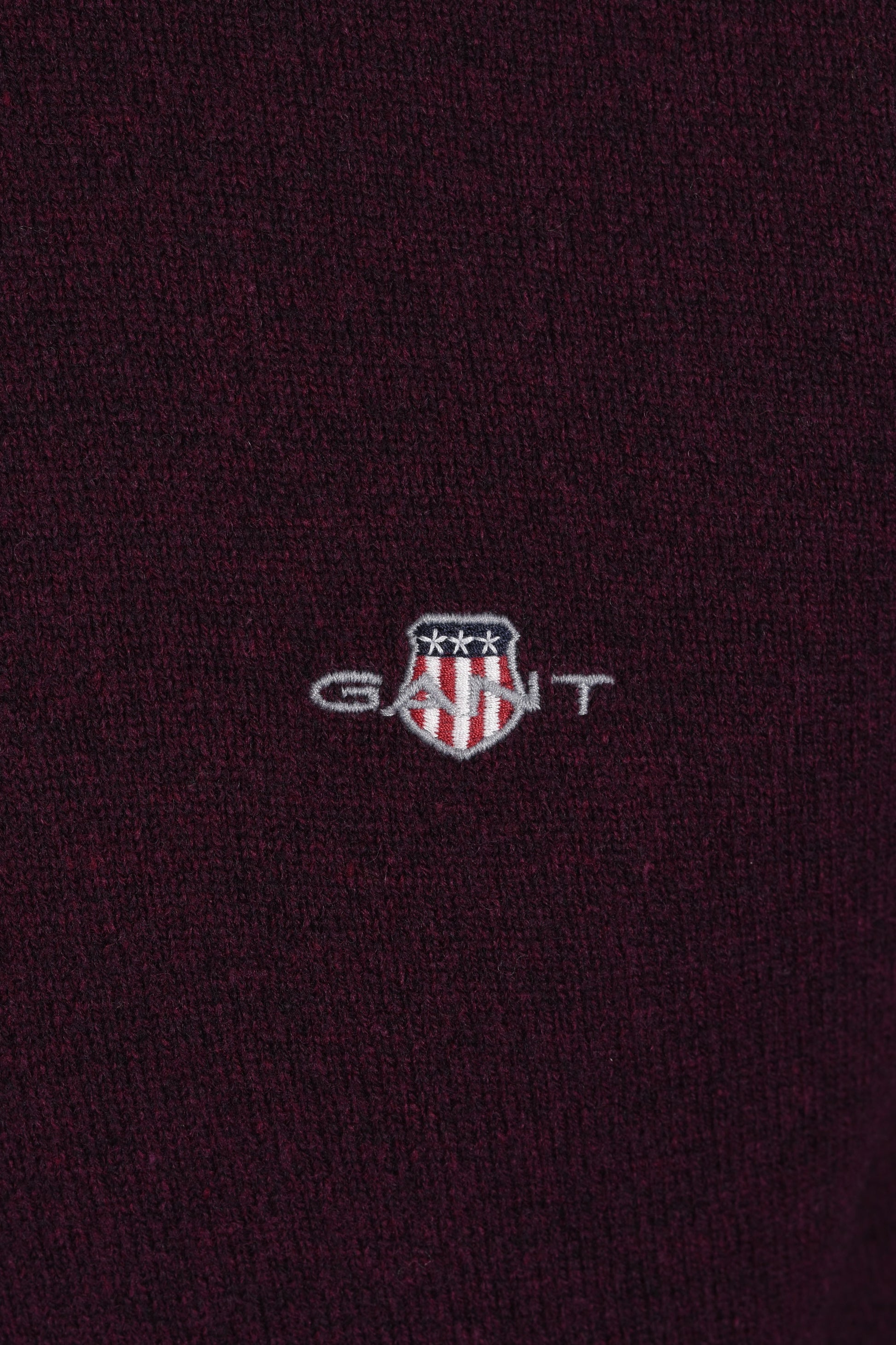 GANT SUPERFINE LAMBSWOOL POLO DARKEND WINE Gant Michael Stewart Menswear  Polo Shirts