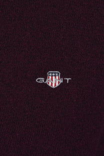 GANT SUPERFINE LAMBSWOOL POLO DARKEND WINE Gant Michael Stewart Menswear  Polo Shirts