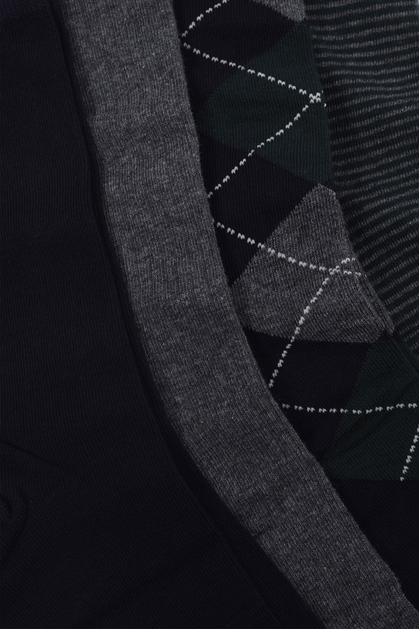 Gant Argyle & Stripe 4pk Socks Marine