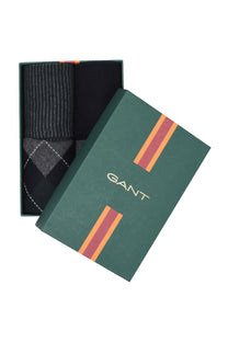 Gant Argyle & Stripe 4pk Socks Marine Gant