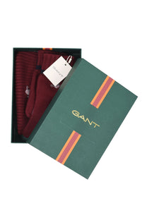 Gant Beanie & Glove Set Plumped Red Gant