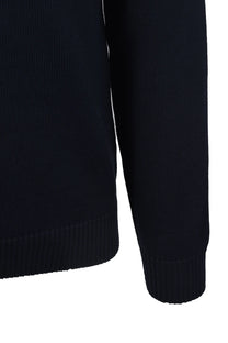 Gant Cotton Half Zip Knitwear Evening Blue Gant