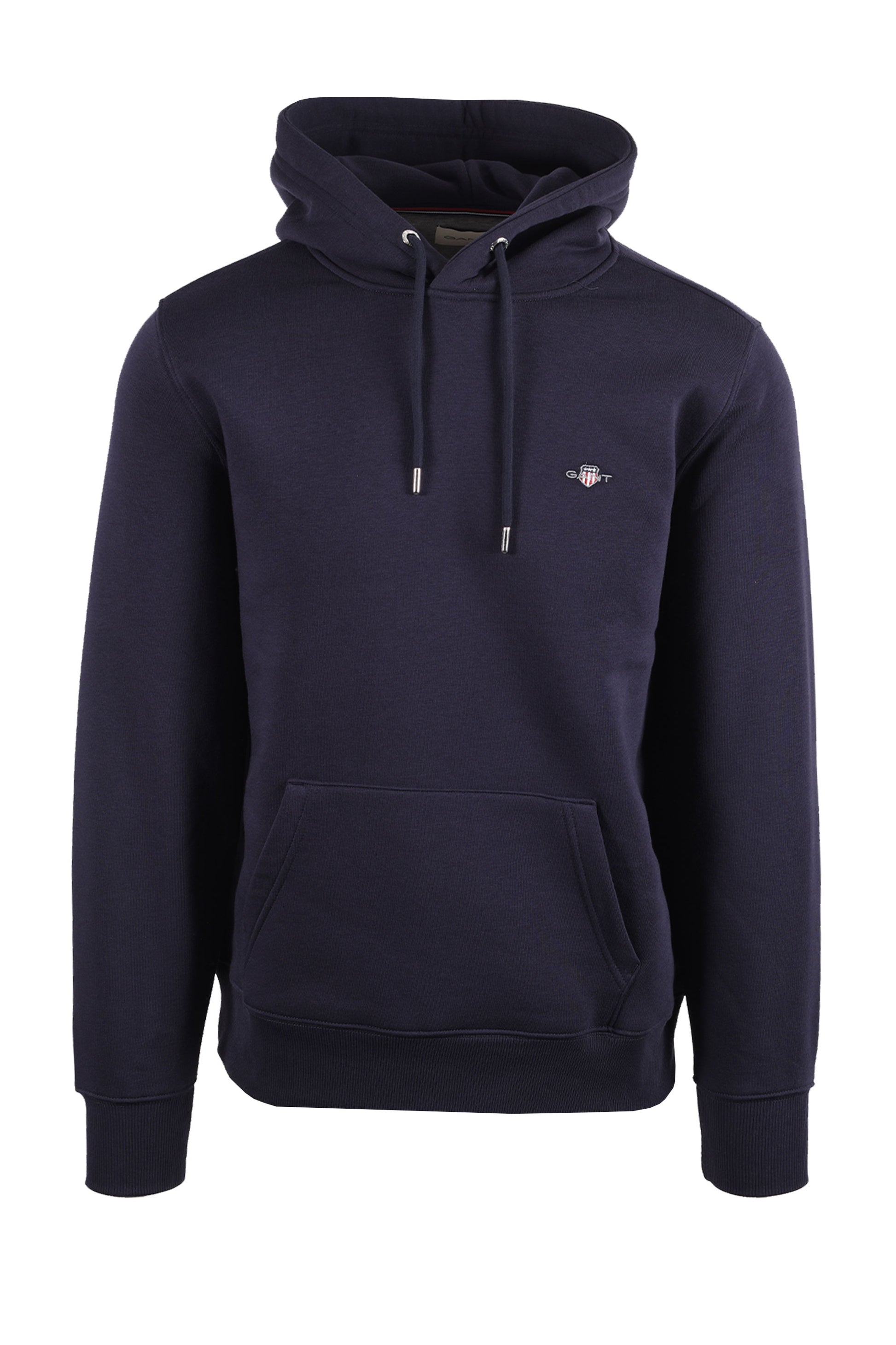 Gant Original Sweat Hoodie Evening Blue Gant Michael Stewart Menswear  Sweatshirts & Hoodies