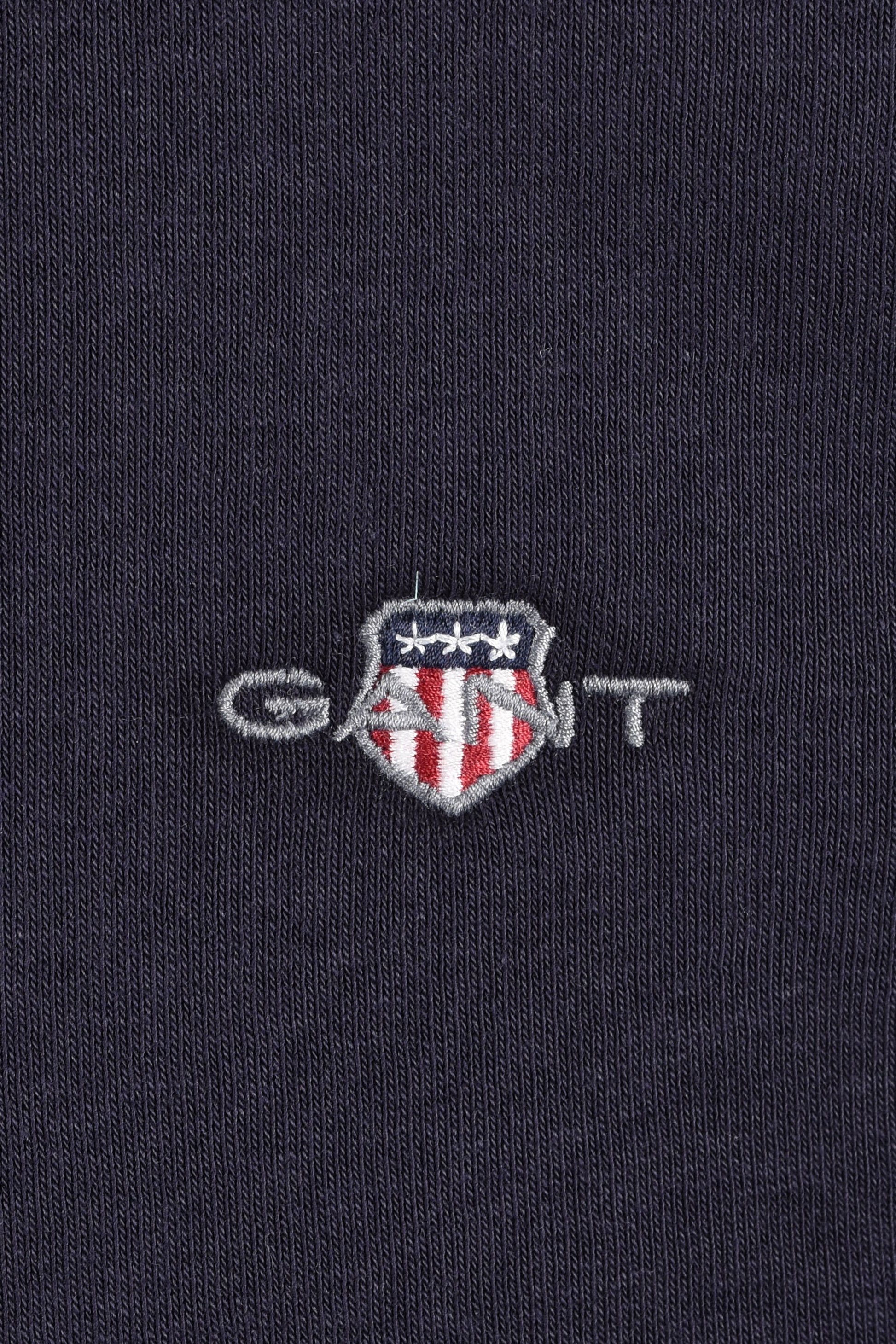 Gant Original Sweat Hoodie Evening Blue Gant Michael Stewart Menswear  Sweatshirts & Hoodies